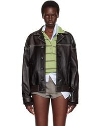 Wales Bonner - Time Leather Jacket - Lyst