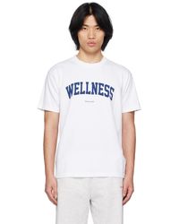 Sporty & Rich - Sportyrich t-shirt de style collégial 'wellness' blanc - Lyst