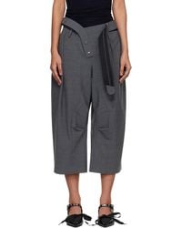 OTTOLINGER - Strapped Baggy Suit Shorts - Lyst