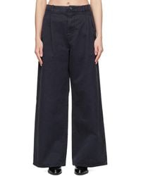 Jil Sander - Casual Wide Leg Pleated Trousers - Lyst