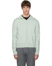Entire studios - Knit Zip Up Cardigan - Lyst