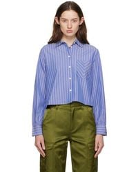 Rag & Bone - ブルー ストライプ シャツ - Lyst