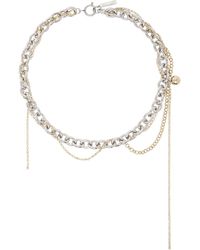 Justine Clenquet - シルバー＆ゴールド Lewis ネックレス - Lyst