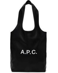A.P.C. - ブラック スモール Ninon トートバッグ - Lyst