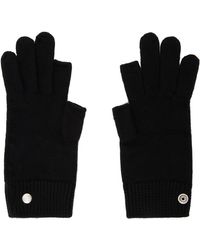 Rick Owens - Black Touchscreen Gloves - Lyst