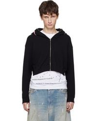 A Bathing Ape - Shark Cropped Full Zip Hoodie - Lyst