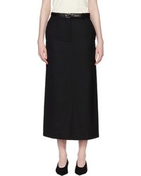 TOTEME - Low-Waist Straight Maxi Skirt - Lyst