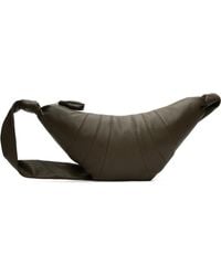 Lemaire - Khaki Medium Croissant Bag - Lyst