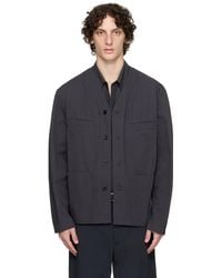 Lemaire - Collarless Overshirt - Lyst
