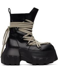 Rick Owens - Tower Megalace Mega Tractor Boots - Lyst