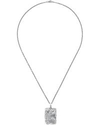 Yohji Yamamoto - Devil & Angel Plate Pendant Necklace - Lyst