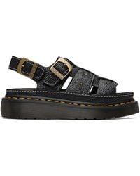 Dr. Martens - Wrenlie Grizzly Fisherman Platform Sandals - Lyst
