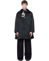 メンズ Dries Van Noten クロップド ダッフルコート ブラック | Lyst