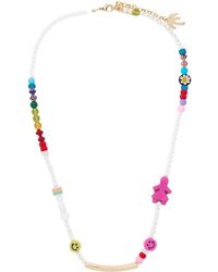Palm Angels Beaded Necklace - Multicolour