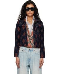 R13 - Relaxed Trucker Jacket - Lyst