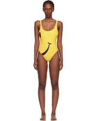 Moschino - Smiley Lycra One-Piece Swimsuit - Lyst