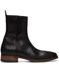 Acne Studios - Leather Ankle Boot - Lyst