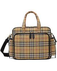 Burberry - Baby Check Baby Changing Bag & Mat Set - Lyst