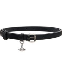 Vivienne Westwood - Ceinture Alex Noire À Breloque À Orbe - Lyst