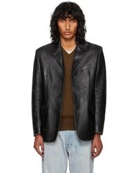 The Row - Genki Leather Jacket - Lyst