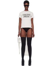 VAQUERA - 'obscene Dress' T-shirt - Lyst