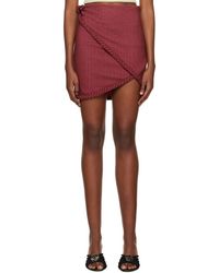 Helenamanzano - Braided Miniskirt - Lyst