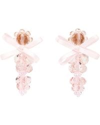 Simone Rocha - Petite Bow Cluster Earrings - Lyst