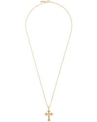 Emanuele Bicocchi - Small Avelli Cross Necklace - Lyst