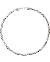 Emanuele Bicocchi - Ssense Exclusive Rope Chain Necklace - Lyst