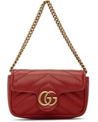 Pink GG Marmont Coin Case Bag