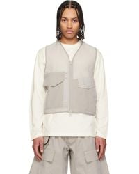 Y-3 - Taupe Tactical Utility Vest - Lyst