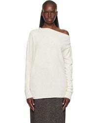 Lauren Manoogian - Off- Askew Boatneck Sweater - Lyst