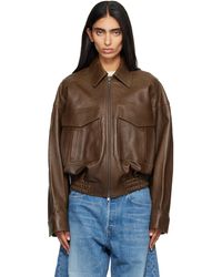 STAUD - Eugene Leather Jacket - Lyst
