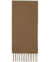 Totême - Monogram Leather Patch Scarf - Lyst