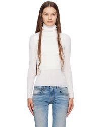 R13 - Off-white Layered Vest & Sweater Set - Lyst