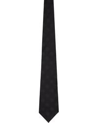 Comme des Garçons - Cravate Noire En Soie À Pois Moyens - Lyst