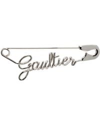 Jean Paul Gaultier - Boucle d'oreille unique 'the gaultier safety pin' argentée - Lyst