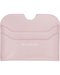 Acne Studios - Leather Card Holder - Lyst