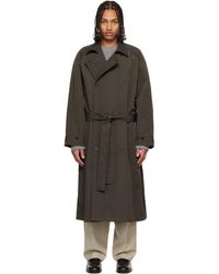 LE17SEPTEMBRE - Trench À Manches Raglan Brun - Lyst