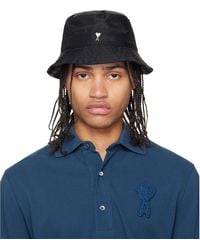 Ami Paris - Ami De Coeur Stud Bucket Hat - Lyst