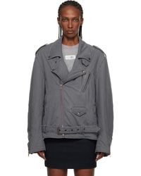 MM6 by Maison Margiela - Washed Cotton Sports Jacket - Lyst