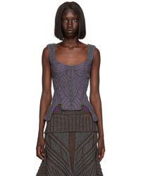 PAOLINA RUSSO - Warrior Corset Tank Top - Lyst