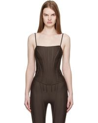 Mugler - Ssense Exclusive Corseted Top - Lyst