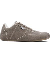 MM6 by Maison Margiela - Taupe Anatomic Canvas Sneakers - Lyst