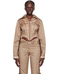 Jean Paul Gaultier - Brown Knwls Edition Jacket - Lyst