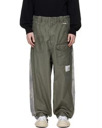 Maison Mihara Yasuhiro - Sweat Pants Combined Cargo Pants - Lyst