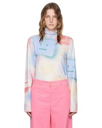 Acne Studios - マルチカラー ロゴ 長袖トップス - Lyst