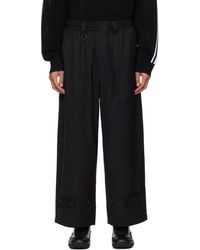 Y-3 - Sport Uniform Wide Leg Trousers - Lyst