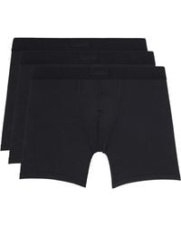Skims - Three-Pack Cotton 5 Boxer Briefs - Lyst