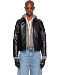 Our Legacy - Vegetable-Tanned Crinkled Leather Jacket - Lyst